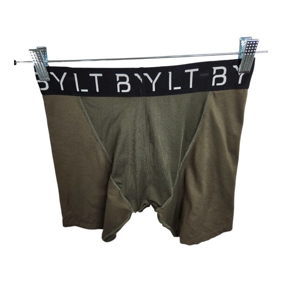 BYLT Flex Brief Men's Medium Dark Olive Green - Picture 2 of 6